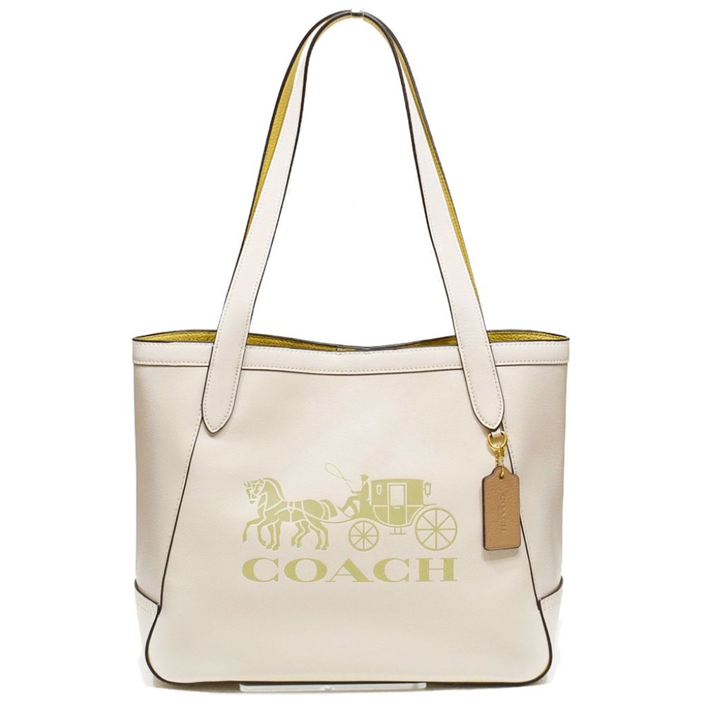 Coach Chalk Horse & Carriage Tote New